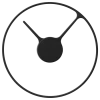 SND BLACK DANISH WALL CLOCK