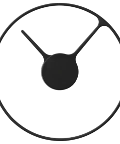 SND BLACK DANISH WALL CLOCK