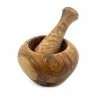BH OLIVE WOOD MORTAR & PESTLE HYGGE