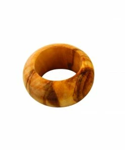BH OLIVE WOOD NAPKIN RINGS ENTERTAINING