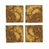 BH OLIVE WOOD SQUARE COASTERS