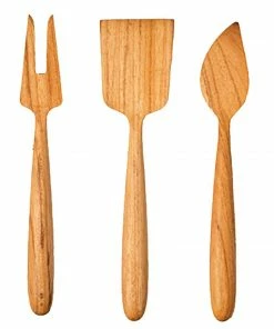 BH TEAK CHEESE CUTTING SET