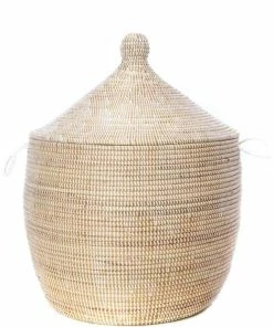 SW WHITE CATHEDRAL BASKET (SENEGAL)