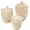 SWD WHITE CATHEDRAL BASKET SET (SENEGAL) BASKETS 2 SWD WHITE CATHEDRAL BASKET SET (SENEGAL) BASKETS