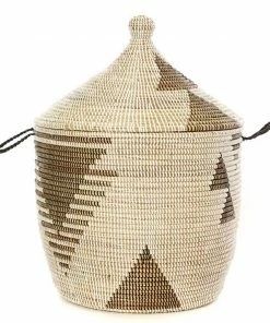 SWD BLACK & WHITE DIAMOND CATHEDRAL BASKET (SENEGAL) BASKETS
