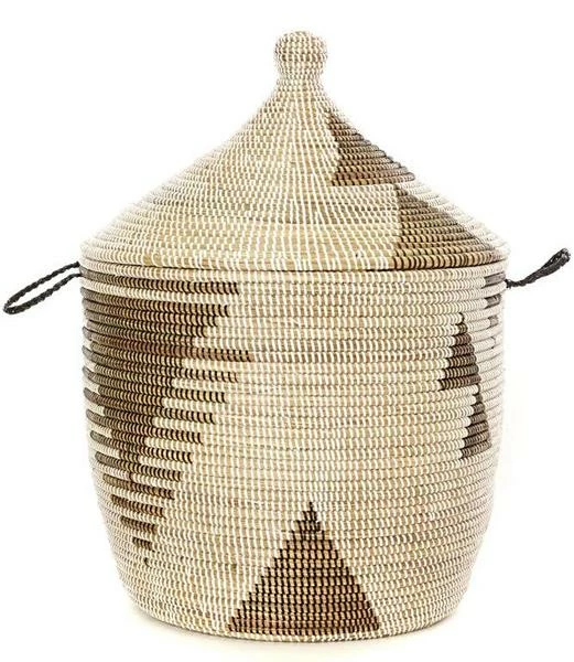 SWD BLACK & WHITE DIAMOND CATHEDRAL BASKET (SENEGAL) BASKETS 5 SWD BLACK & WHITE DIAMOND CATHEDRAL BASKET (SENEGAL) BASKETS