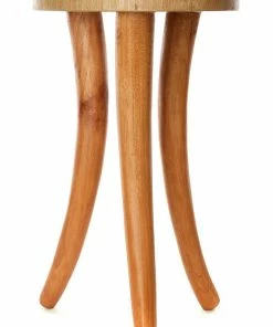 SWD CEDRELA WOOD TUSK TABLE (GHANA) BOHO