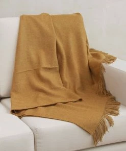NO COZY UP ALPACA HONEY BLISSFUL DREAM THROW (PERU)