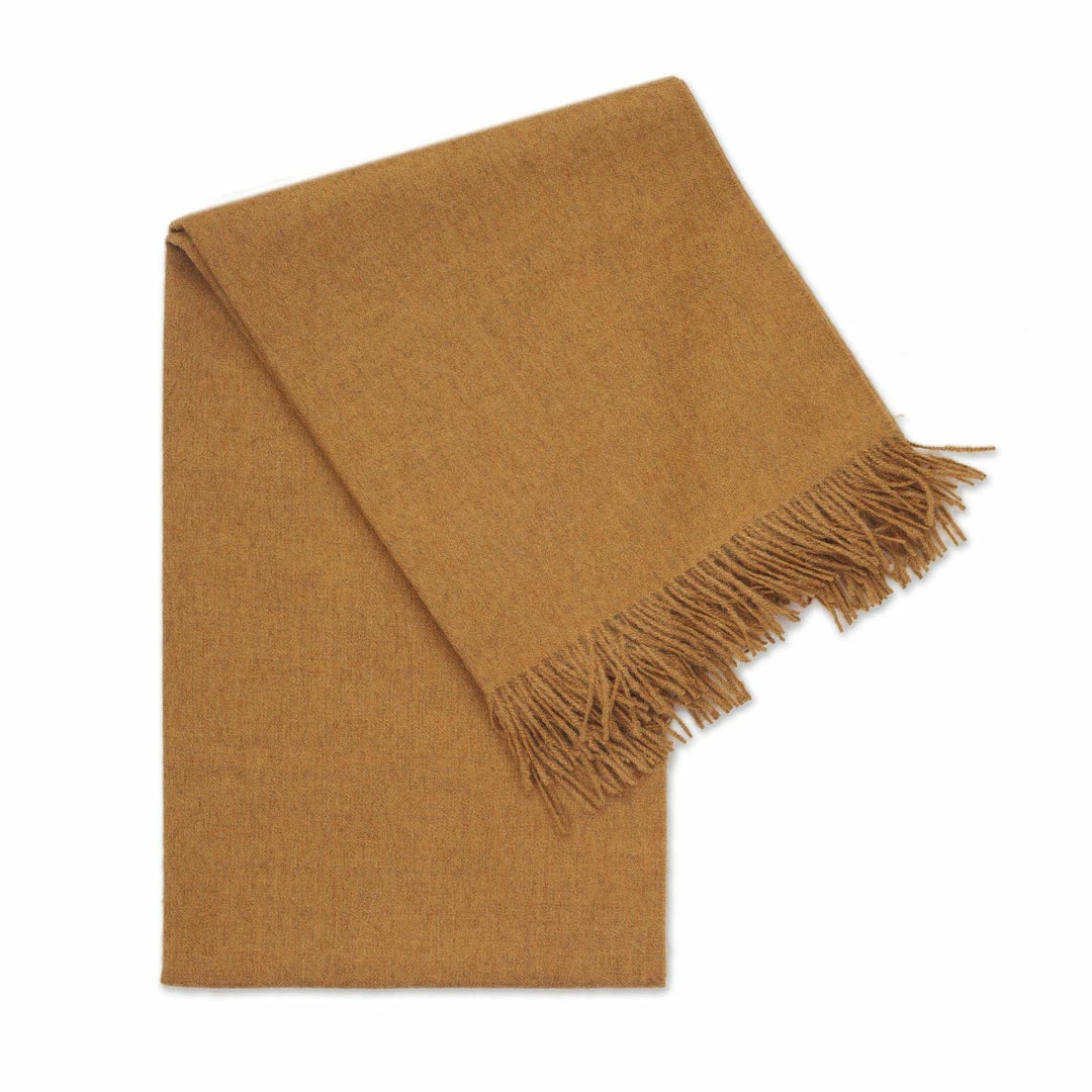 NO COZY UP ALPACA HONEY BLISSFUL DREAM THROW (PERU) 3 NO COZY UP ALPACA HONEY BLISSFUL DREAM THROW (PERU)