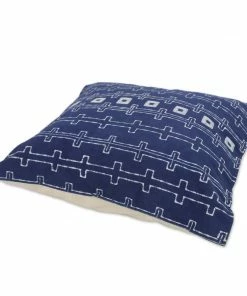 NO INDIGO HMONG CHAINS COTTON PILLOW (THAILAND)