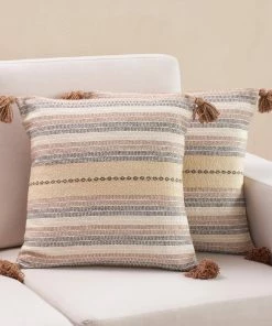 NO BOHO EMBROIDERED LOST CANYON PILLOW (PERU)