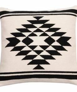 NO BLACK & WHITE ANDEAN DIAMOND PILLOW (PERU)