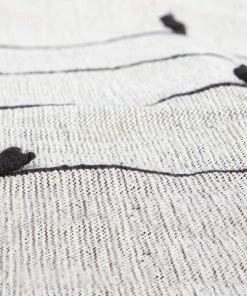 NO GREY ON POINT STITCHED LINE PILLOW (OAXACA)