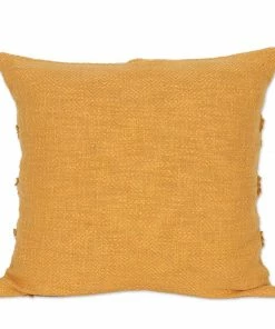 NO BOHO MARIGOLD EMBROIDERED PILLOW (INDIA)