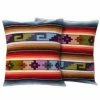 NO GEOMETRIC SUNSET TEMPLE PILLOW (PERU) BOHO