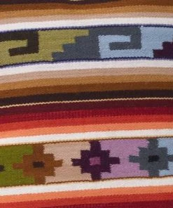 NO GEOMETRIC SUNSET TEMPLE PILLOW (PERU) BOHO