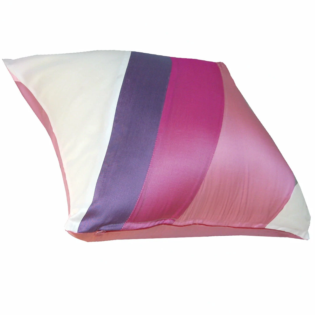 NO BOHO PINK LIGHT SILK THROW PILLOW (THAILAND) 3 NO BOHO PINK LIGHT SILK THROW PILLOW (THAILAND)