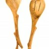 SW EASTERN AFRICA OLIVE WOOD BRANCH SALAD SERVING SET (KENYA) 2 SW EASTERN AFRICA OLIVE WOOD BRANCH SALAD SERVING SET (KENYA)