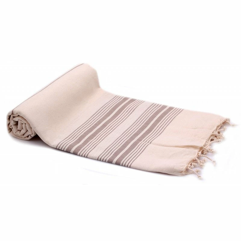 TS COTTON PESHTEMAL SAND STRIPE ON ECRU 4 TS COTTON PESHTEMAL SAND STRIPE ON ECRU