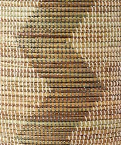 SWD BASKETS SILVER & WHITE ZIG BASKET 30