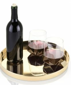 VK GOLD SERVING TRAY COCKTAILS