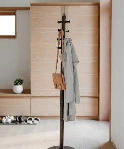 UMD PILLAR COAT RACK BLACK 9 UMD PILLAR COAT RACK BLACK