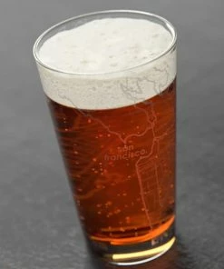 WT SAN FRANCISCO PINT GLASS