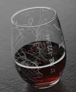 WT SAN FRANCISCO STEMLESS WINE GLASS