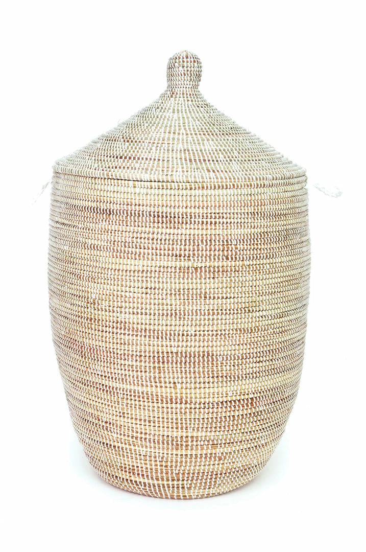 SWD WHITE CATHEDRAL BASKETS (SENEGAL) 3 SWD WHITE CATHEDRAL BASKETS (SENEGAL)