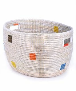 SW WHITE NESTING PRISMATIC BASKETS (SENEGAL)