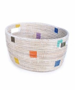 SW WHITE NESTING PRISMATIC BASKETS (SENEGAL)