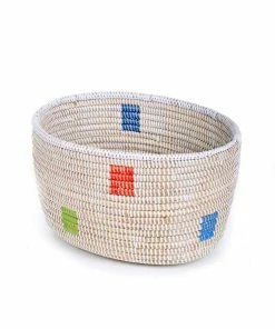 SW WHITE NESTING PRISMATIC BASKETS (SENEGAL)