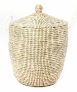 SWD WHITE CATHEDRAL BASKETS (SENEGAL) 8 SWD WHITE CATHEDRAL BASKETS (SENEGAL)
