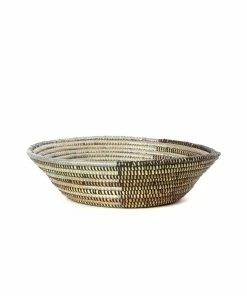 SW BLACK & SILVER DELTA BASKETS (RWANDA)