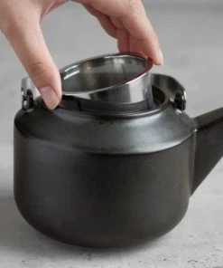 KN CERAMIC TEAPOT BLACK