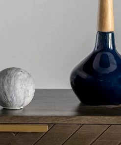 NL LIGHTING AVEDON WOOD NECK GENIE LAMP - 25