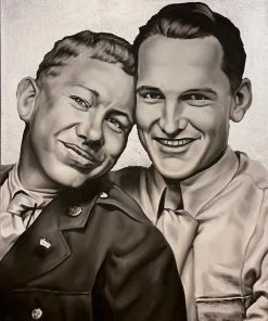 STAG & MANOR TWO OFFICERS By Paul Morin SILVER