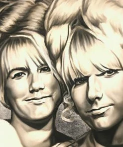 STAG & MANOR SILVER TWO BLONDE WOMEN By Paul Morin