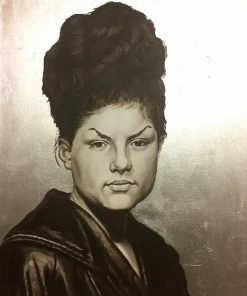 STAG & MANOR WOMAN IN LEATHER By Paul Morin SILVER